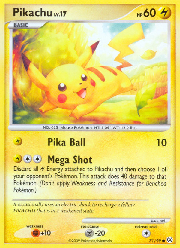 Pikachu (71/99) [Platinum: Arceus] | Play N Trade Winnipeg