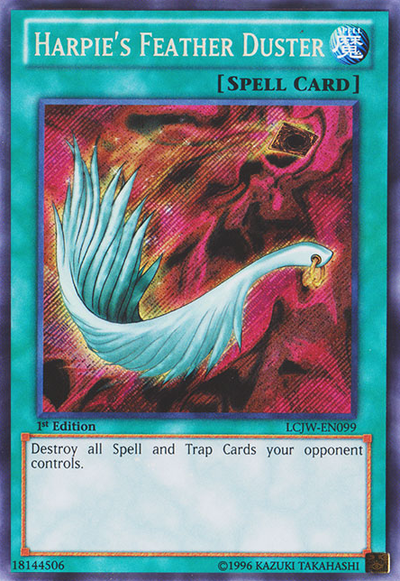 Harpie's Feather Duster [LCJW-EN099] Secret Rare | Play N Trade Winnipeg