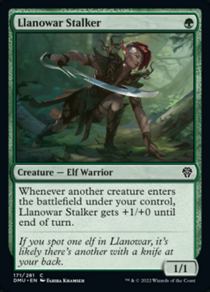 Llanowar Stalker [Dominaria United] | Play N Trade Winnipeg