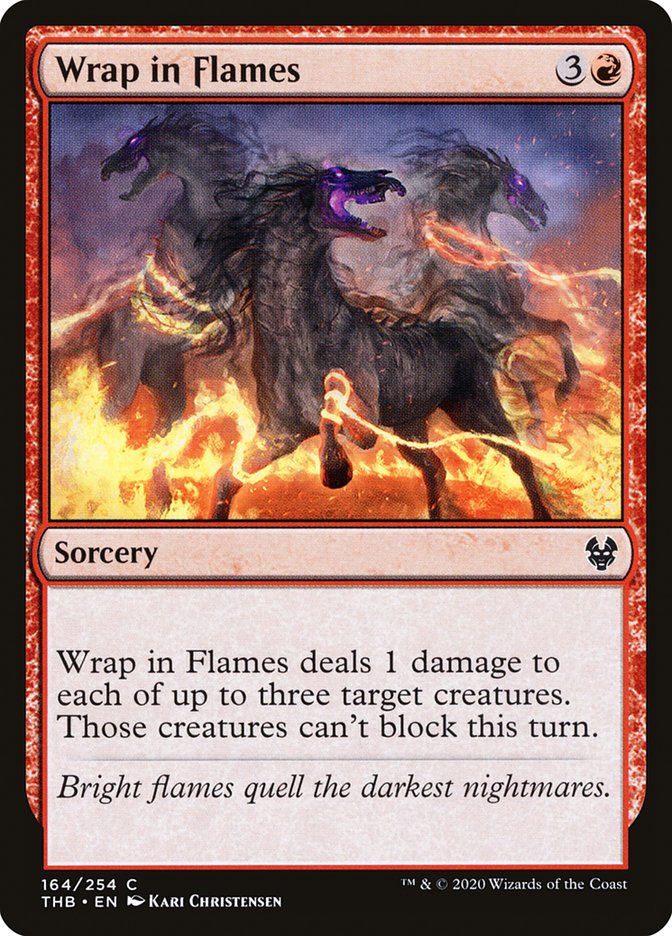 Wrap in Flames [Theros Beyond Death] | Play N Trade Winnipeg