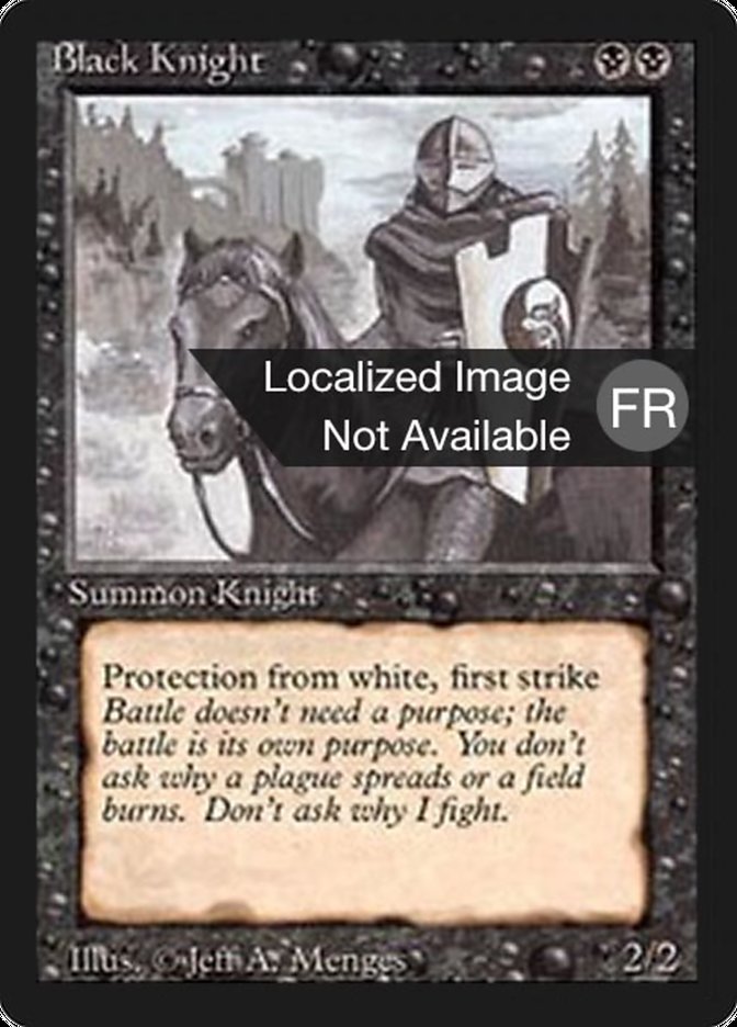 Black Knight [Foreign Black Border] | Play N Trade Winnipeg