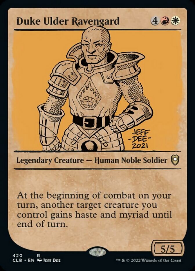 Duke Ulder Ravengard (Showcase) [Commander Legends: Battle for Baldur's Gate] | Play N Trade Winnipeg