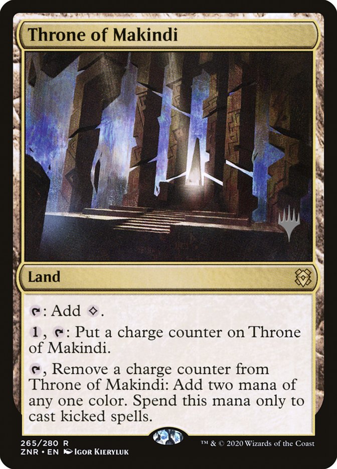 Throne of Makindi (Promo Pack) [Zendikar Rising Promos] | Play N Trade Winnipeg