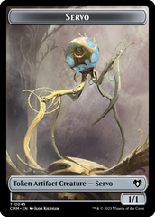 Servo // Elf Druid Double-Sided Token [Commander Masters Tokens] | Play N Trade Winnipeg