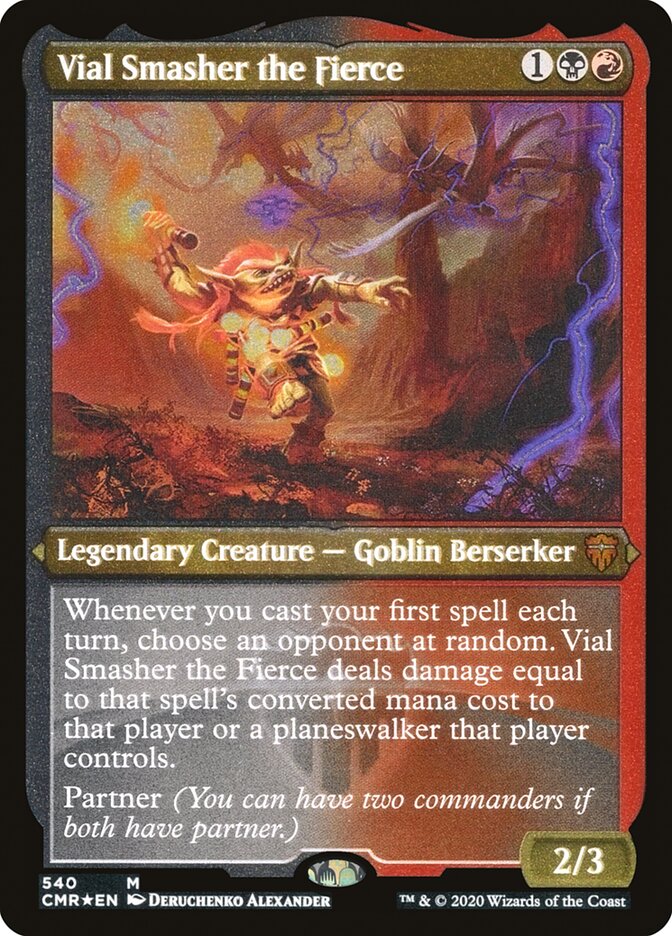 Vial Smasher the Fierce (Etched) [Commander Legends] | Play N Trade Winnipeg