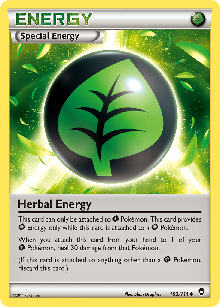 Herbal Energy (103/111) [XY: Furious Fists] | Play N Trade Winnipeg