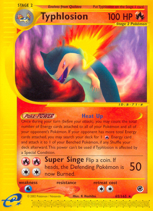 Typhlosion (65/165) [Expedition: Base Set] | Play N Trade Winnipeg