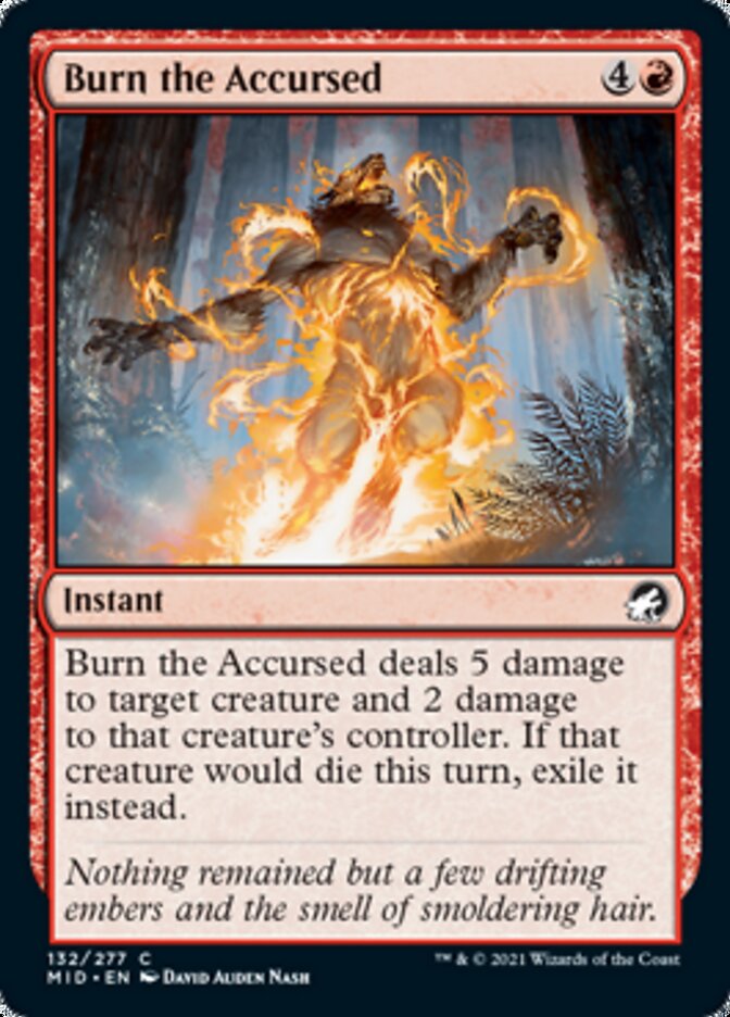 Burn the Accursed [Innistrad: Midnight Hunt] | Play N Trade Winnipeg