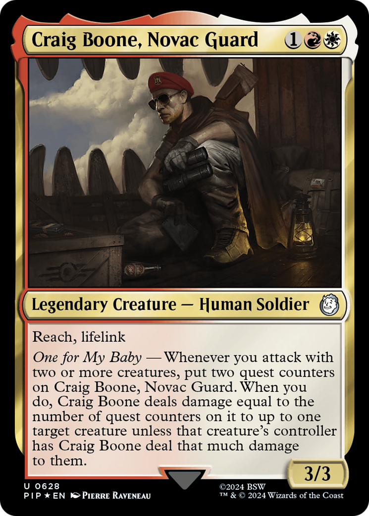 Craig Boone, Novac Guard (Surge Foil) [Fallout] | Play N Trade Winnipeg