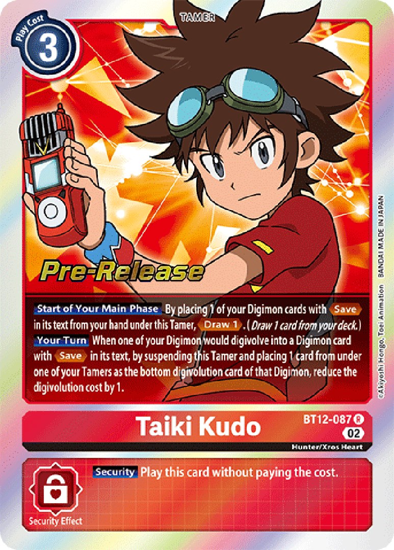 Taiki Kudo [BT12-087] [Across Time Pre-Release Cards] | Play N Trade Winnipeg