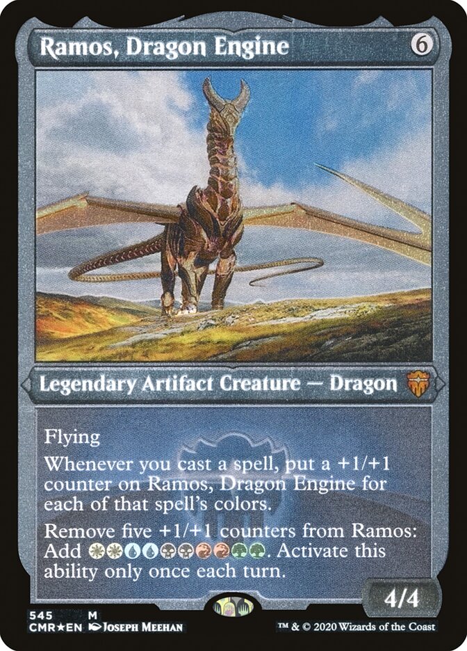 Ramos, Dragon Engine (Etched) [Commander Legends] | Play N Trade Winnipeg