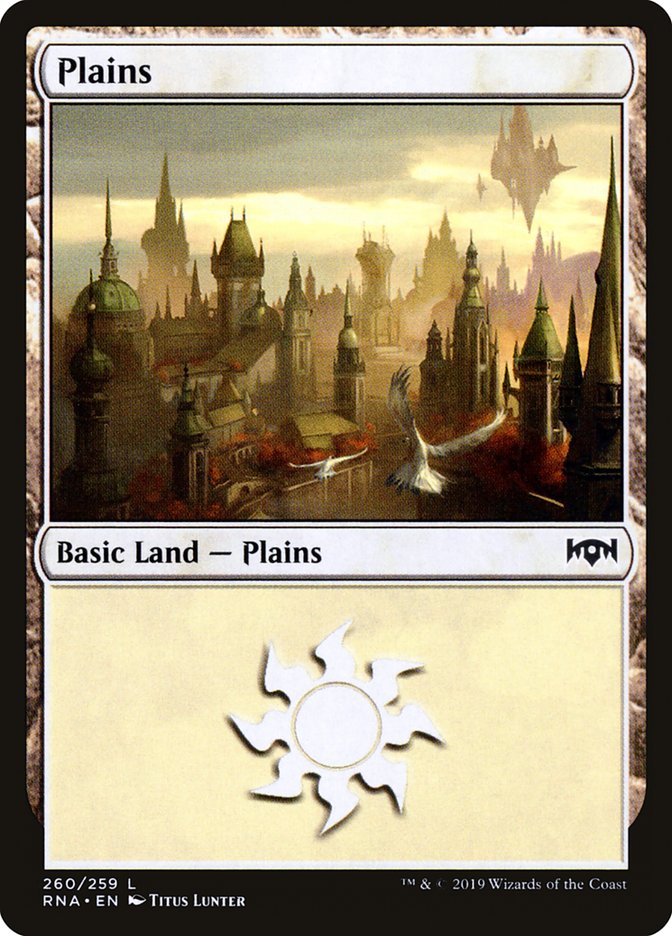 Plains (260) [Ravnica Allegiance] | Play N Trade Winnipeg