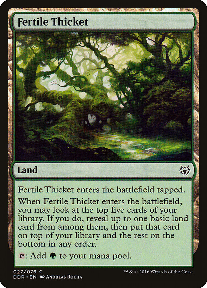 Fertile Thicket [Duel Decks: Nissa vs. Ob Nixilis] | Play N Trade Winnipeg