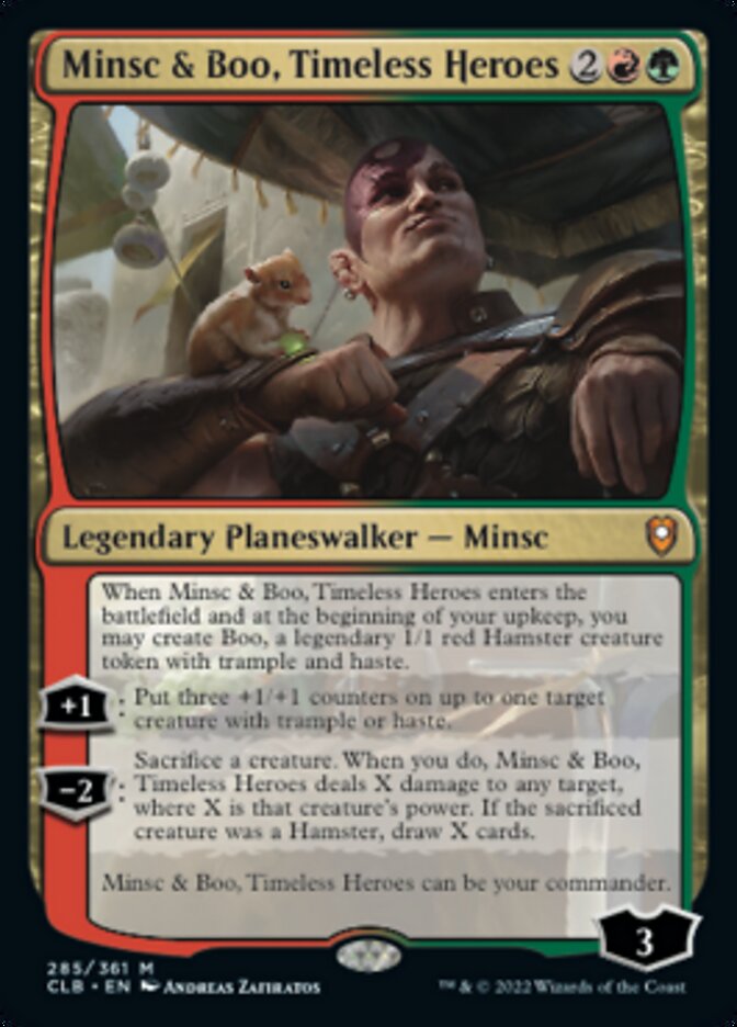 Minsc & Boo, Timeless Heroes [Commander Legends: Battle for Baldur's Gate] | Play N Trade Winnipeg