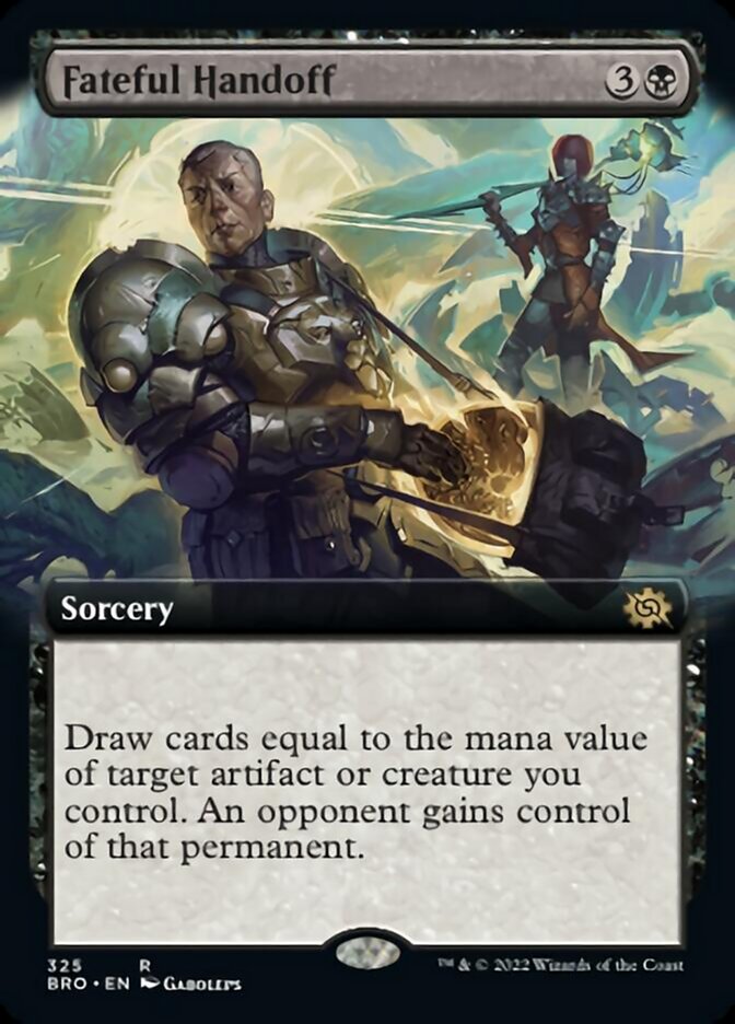 Fateful Handoff (Extended Art) [The Brothers' War] | Play N Trade Winnipeg