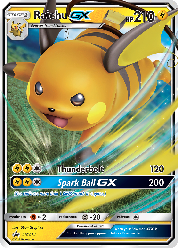 Raichu GX (SM213) [Sun & Moon: Black Star Promos] | Play N Trade Winnipeg