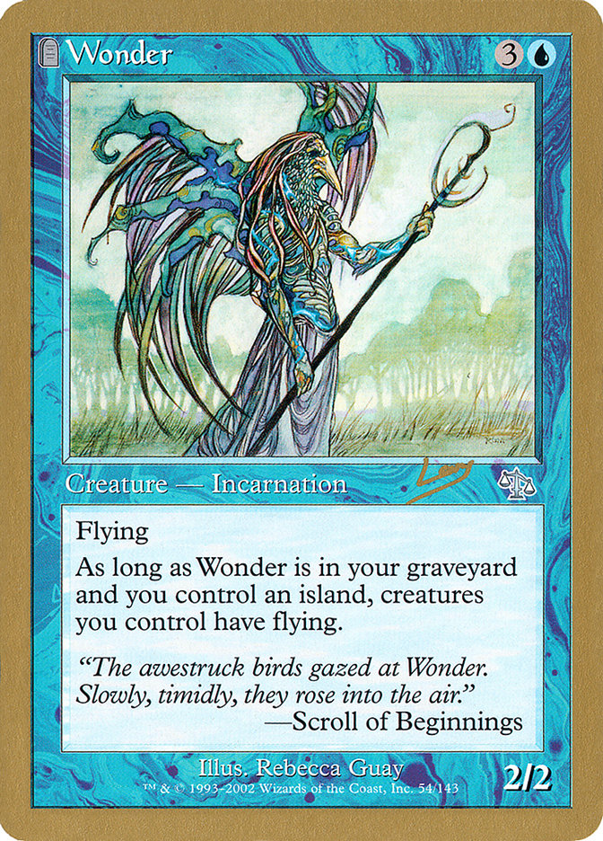 Wonder (Raphael Levy) [World Championship Decks 2002] | Play N Trade Winnipeg