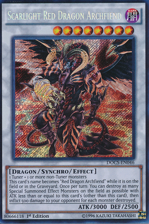 Scarlight Red Dragon Archfiend [DOCS-EN046] Secret Rare | Play N Trade Winnipeg