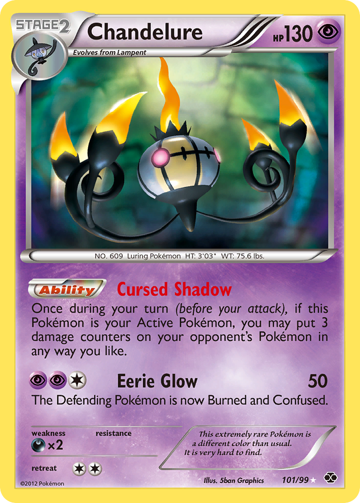 Chandelure (101/99) [Black & White: Next Destinies] | Play N Trade Winnipeg