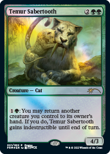 Temur Sabertooth [Year of the Tiger 2022] | Play N Trade Winnipeg