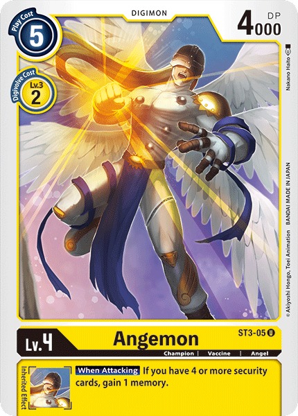 Angemon [ST3-05] [Starter Deck: Heaven's Yellow] | Play N Trade Winnipeg