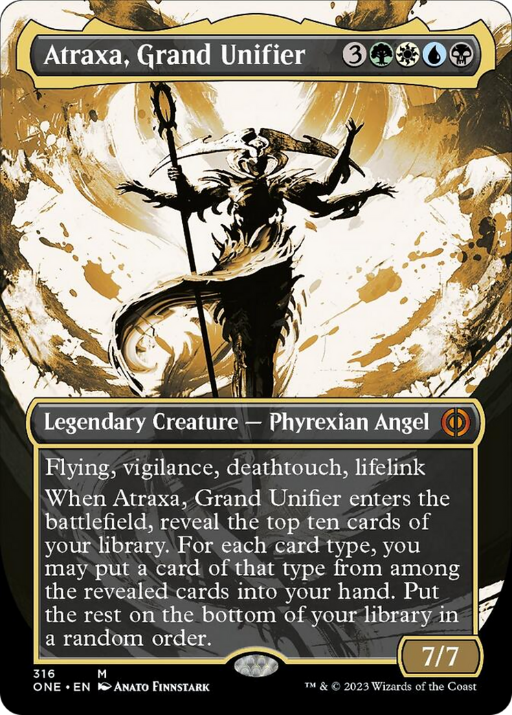 Atraxa, Grand Unifier (Borderless Ichor) [Phyrexia: All Will Be One] | Play N Trade Winnipeg