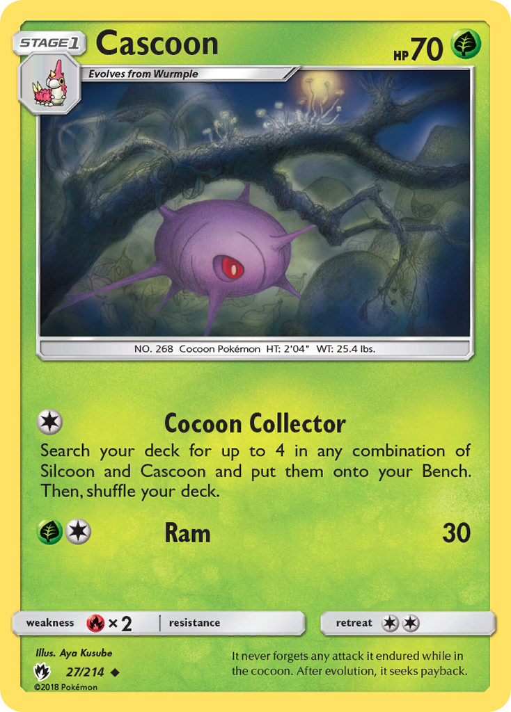 Cascoon (27/214) [Sun & Moon: Lost Thunder] | Play N Trade Winnipeg