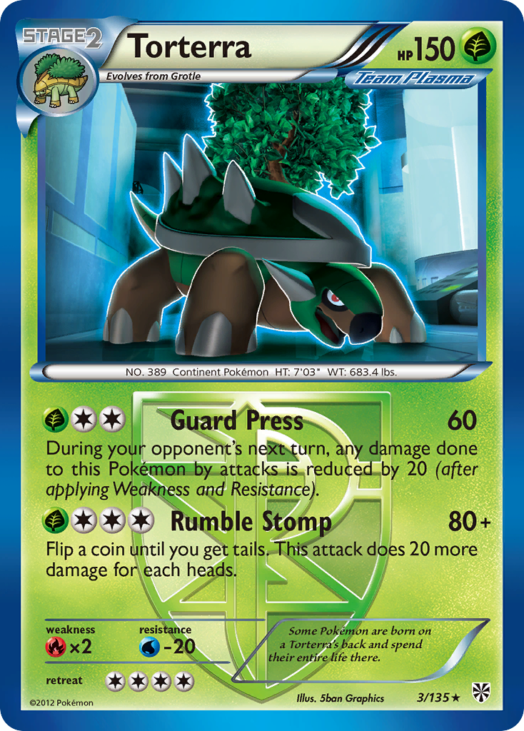 Torterra (3/135) [Black & White: Plasma Storm] | Play N Trade Winnipeg