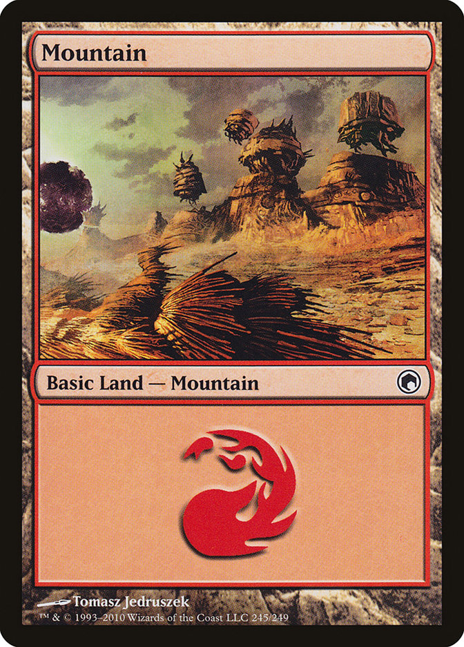 Mountain (245) [Scars of Mirrodin] | Play N Trade Winnipeg