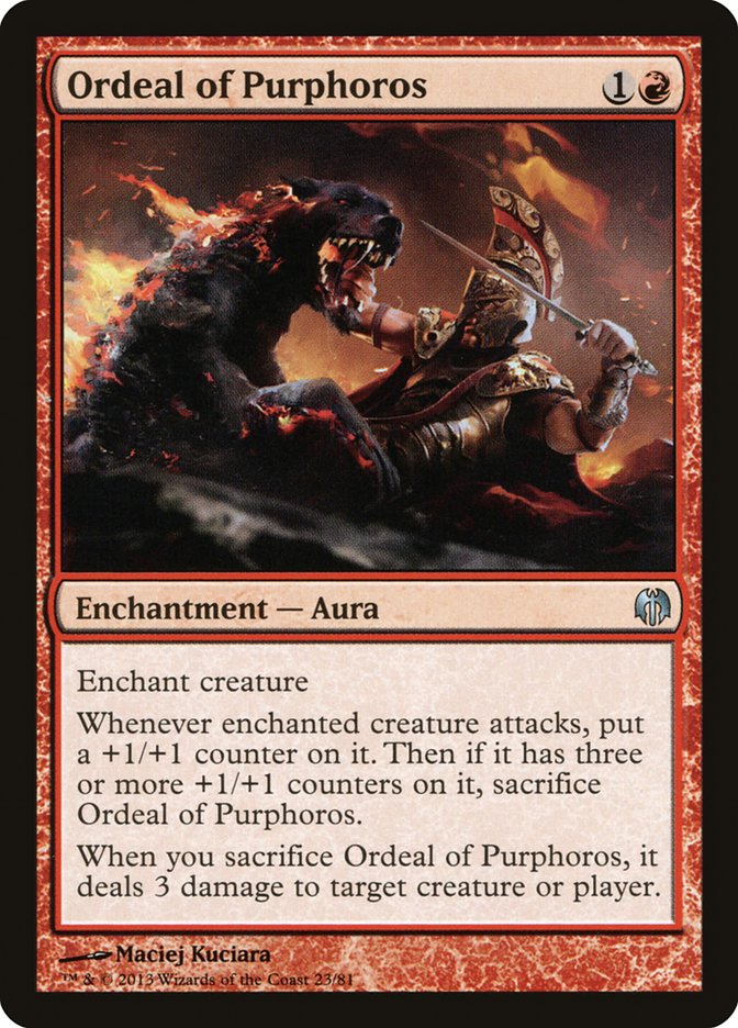 Ordeal of Purphoros [Duel Decks: Heroes vs. Monsters] | Play N Trade Winnipeg