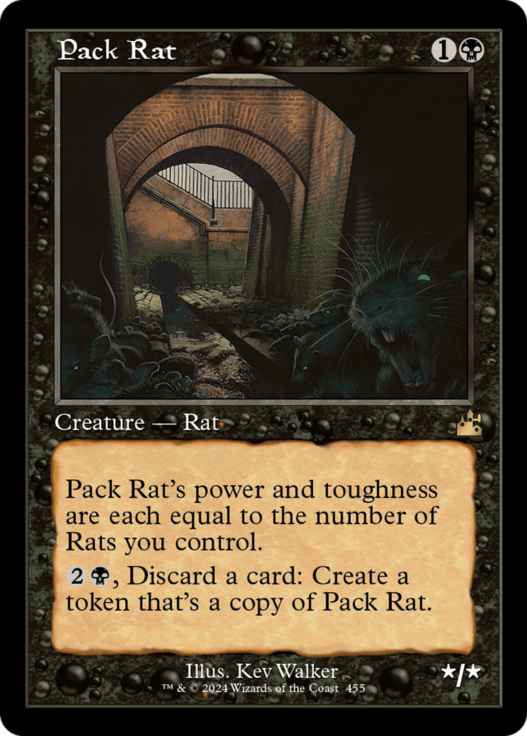 Pack Rat (Retro Frame) [Ravnica Remastered] | Play N Trade Winnipeg