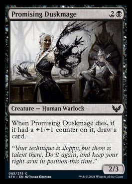 Promising Duskmage [Strixhaven: School of Mages] | Play N Trade Winnipeg