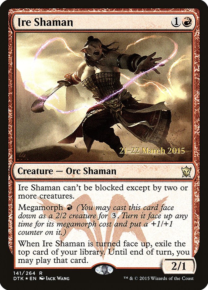 Ire Shaman  [Dragons of Tarkir Prerelease Promos] | Play N Trade Winnipeg