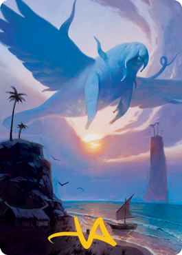 Aeromoeba Art Card (Gold-Stamped Signature) [Modern Horizons 2 Art Series] | Play N Trade Winnipeg