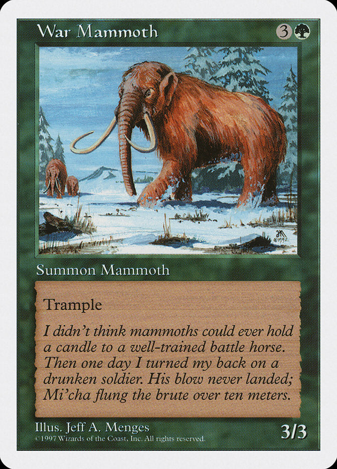 War Mammoth [Fifth Edition] | Play N Trade Winnipeg