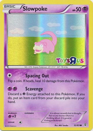 Slowpoke (32/83) (Toys R Us Promo) [XY: Generations] | Play N Trade Winnipeg