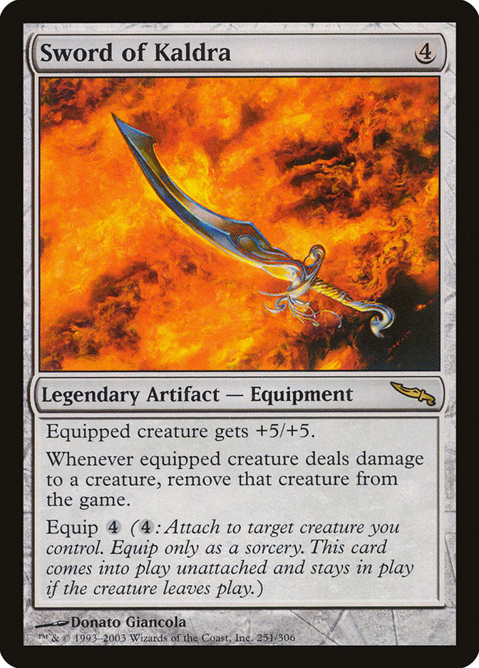 Sword of Kaldra [Mirrodin] | Play N Trade Winnipeg