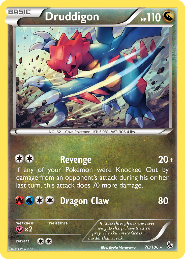 Druddigon (70/106) [XY: Flashfire] | Play N Trade Winnipeg