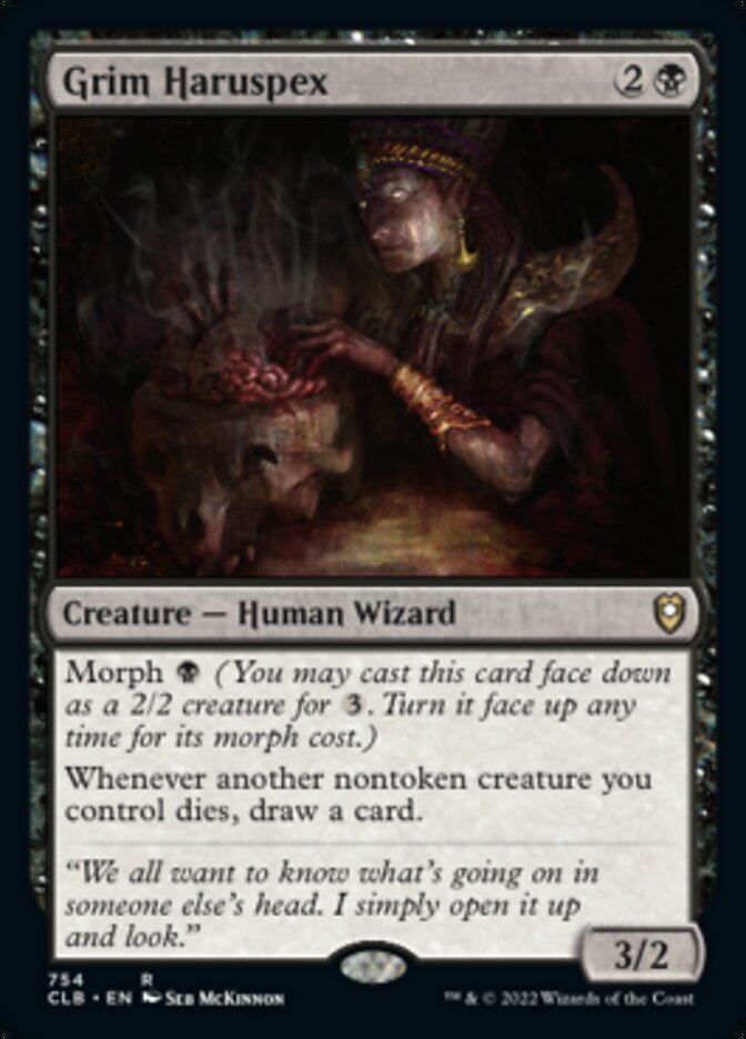 Grim Haruspex [Commander Legends: Battle for Baldur's Gate] | Play N Trade Winnipeg