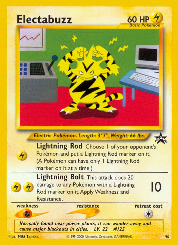 Electabuzz (46) [Wizards of the Coast: Black Star Promos] | Play N Trade Winnipeg