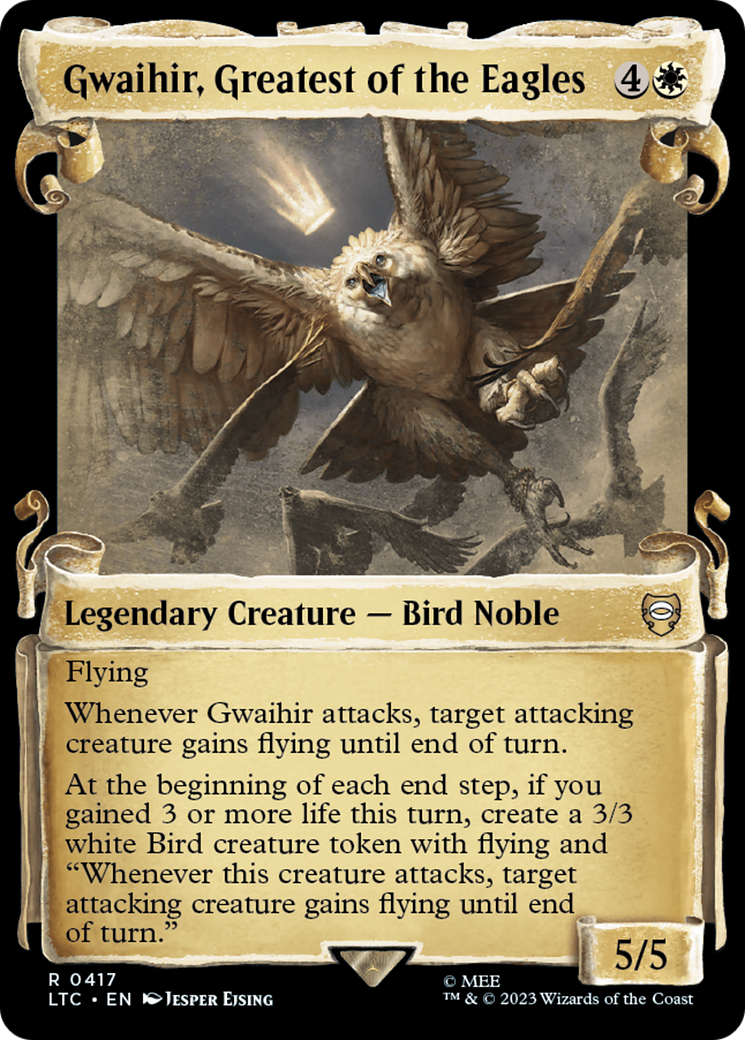 Gwaihir, Greatest of the Eagles [The Lord of the Rings: Tales of Middle-Earth Commander Showcase Scrolls] | Play N Trade Winnipeg