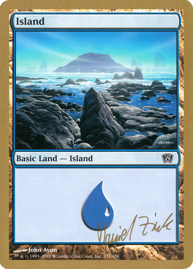 Island (dz335) (Daniel Zink) [World Championship Decks 2003] | Play N Trade Winnipeg