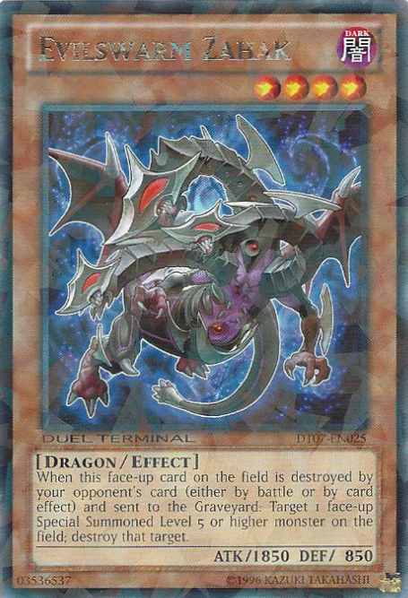 Evilswarm Zahak [DT07-EN025] Rare | Play N Trade Winnipeg