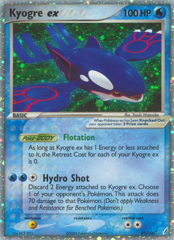 Kyogre ex (95/100) [EX: Crystal Guardians] | Play N Trade Winnipeg