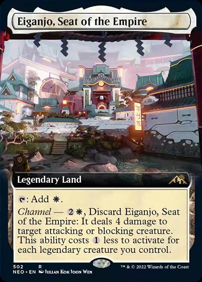 Eiganjo, Seat of the Empire (Extended) [Kamigawa: Neon Dynasty] | Play N Trade Winnipeg