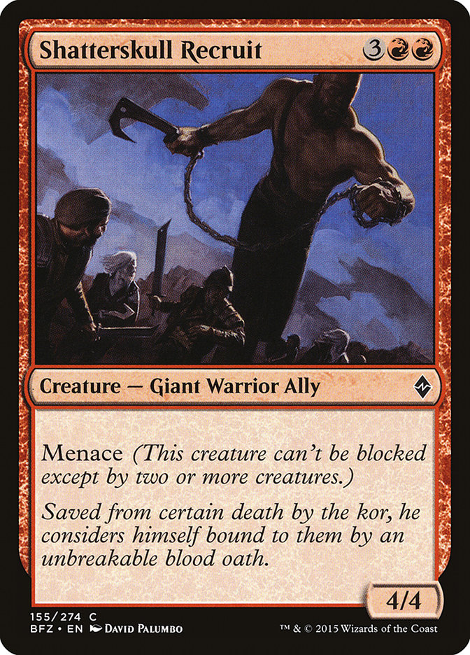 Shatterskull Recruit [Battle for Zendikar] | Play N Trade Winnipeg