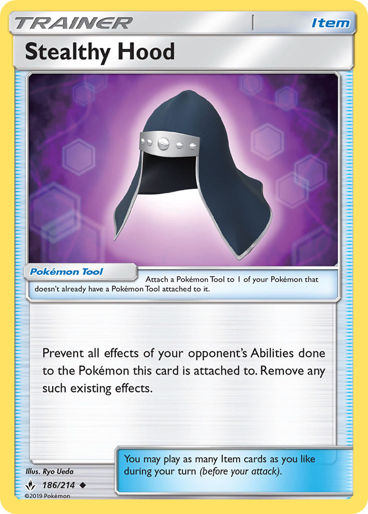 Stealthy Hood (186/214) [Sun & Moon: Unbroken Bonds] | Play N Trade Winnipeg