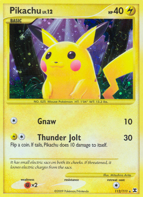 Pikachu (112/111) [Platinum: Rising Rivals] | Play N Trade Winnipeg