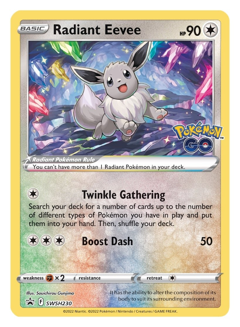 Radiant Eevee (SWSH230) [Sword & Shield: Black Star Promos] | Play N Trade Winnipeg