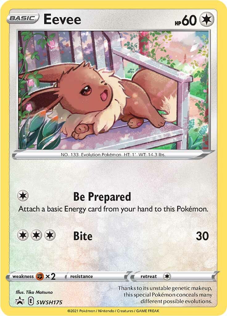 Eevee (SWSH175) [Sword & Shield: Black Star Promos] | Play N Trade Winnipeg